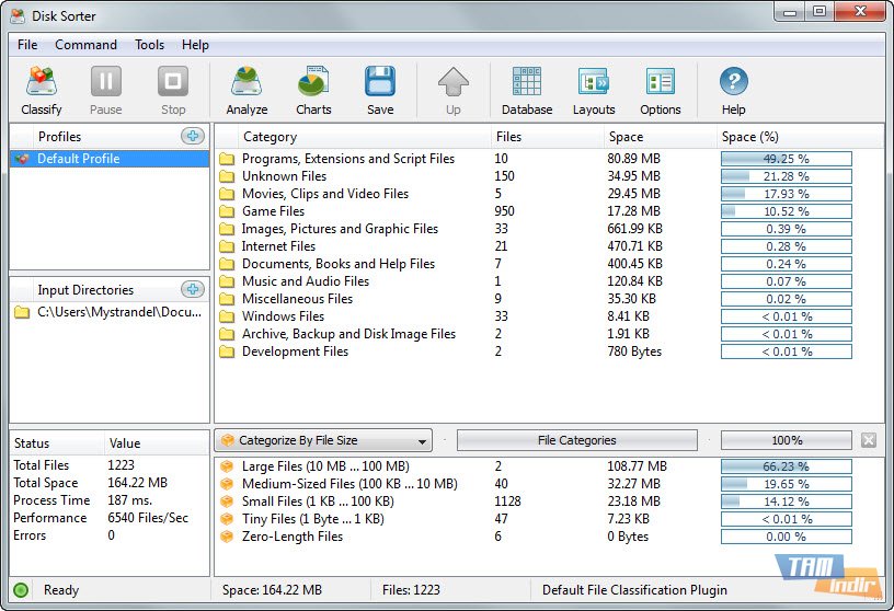 Интерфейс Disk Sorter Ultimate