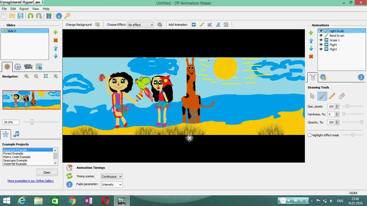 Пример работы DP Animation Maker