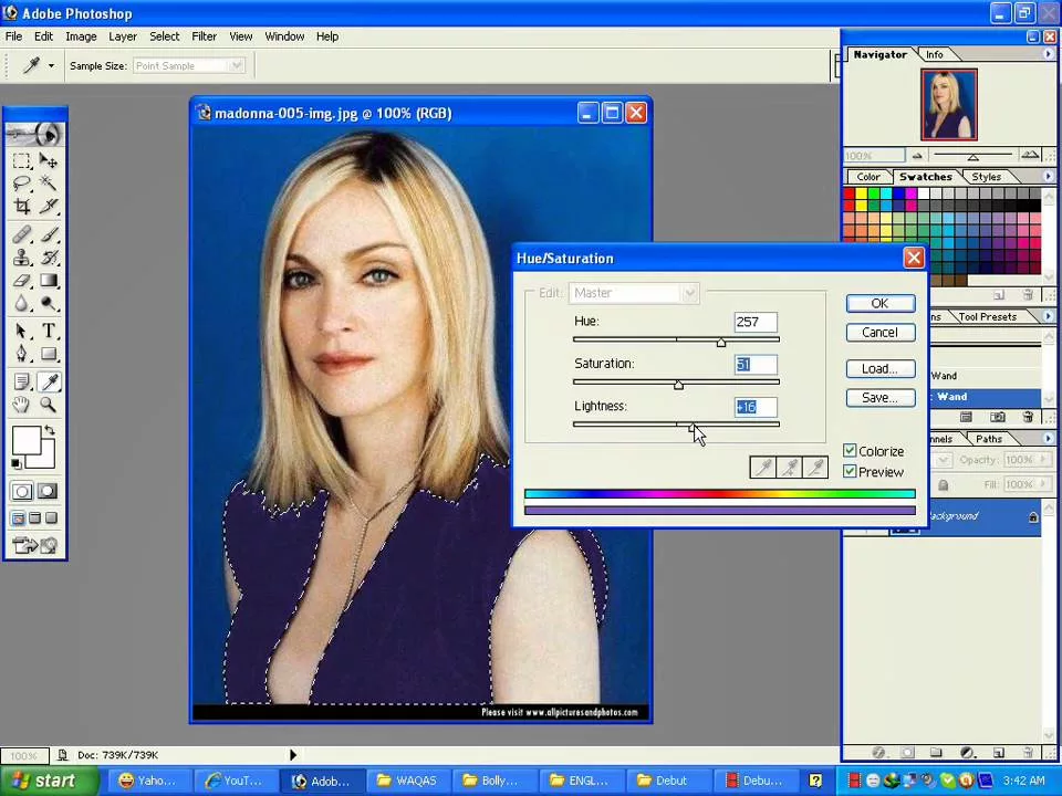 Интерфейс Adobe Photoshop 7.0 Update