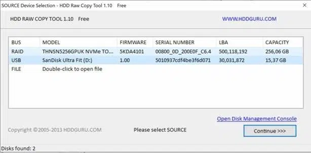 Разархивация образа Rave OS