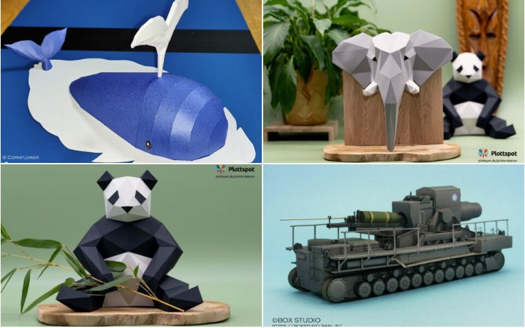 Модели в Pepakura Designer