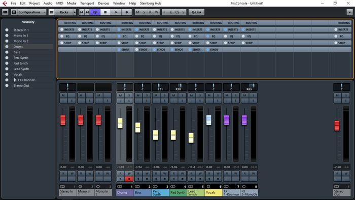 Интерфейс Steinberg Cubase Pro