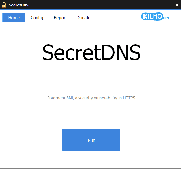 Интерфейс SecretDNS